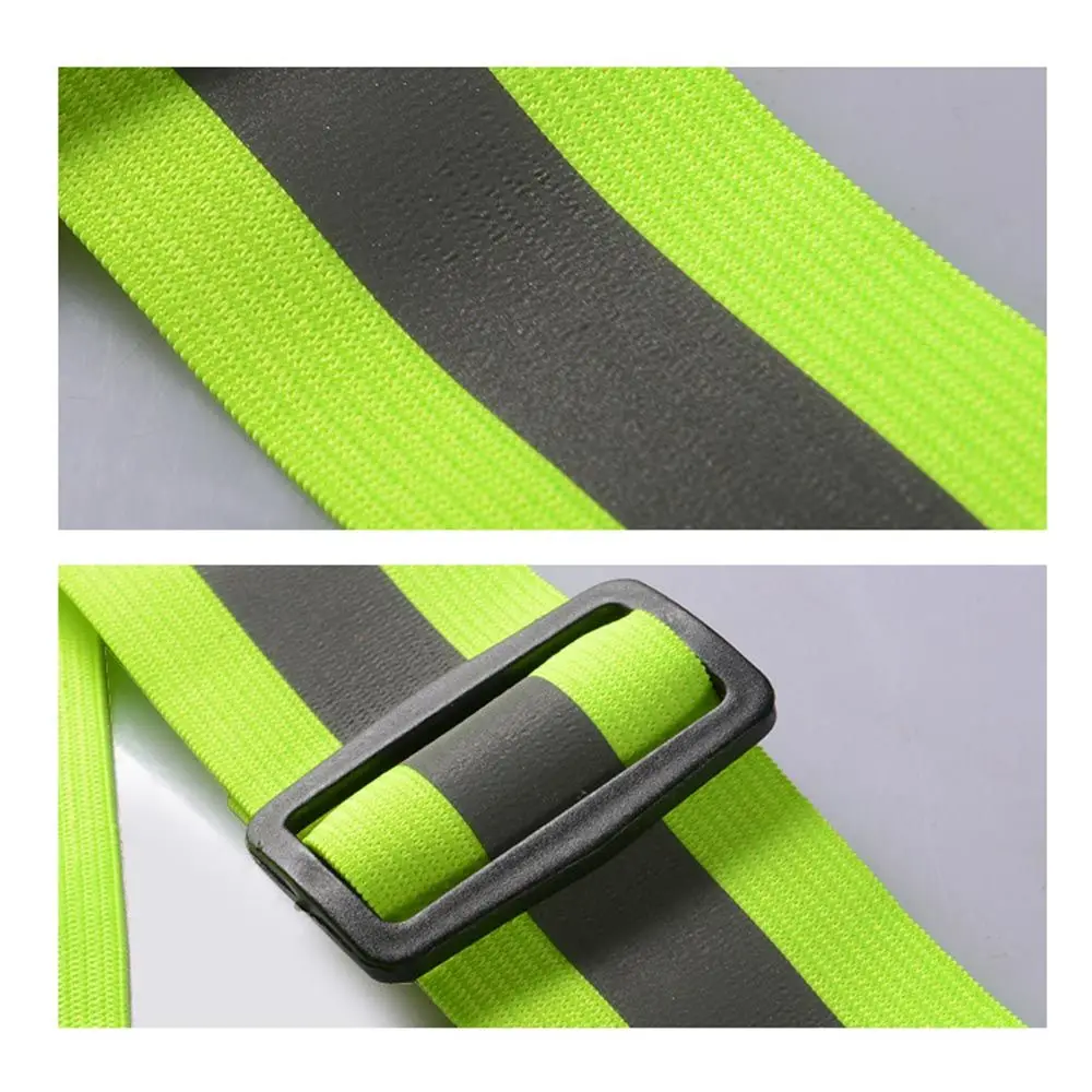Reflective Belt Adjustable Waist Strap High Visibility Safety Reflective Gear Belt Reflective for Cycling Dog Walking Running