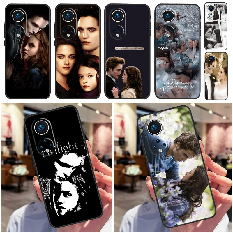 TV Twilight Bella Edward Case For Huawei P30 P20 P40 Lite P50 Pro P Smart 2021 Nova 5T Honor X8 X9 50 70 80 Cover