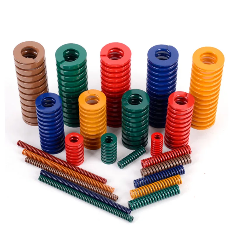 Cetakan kompresi cap Spiral beban cahaya merah, ID3-25mm Die OD6-50mm musim semi 1Pcs panjang 20-200mm