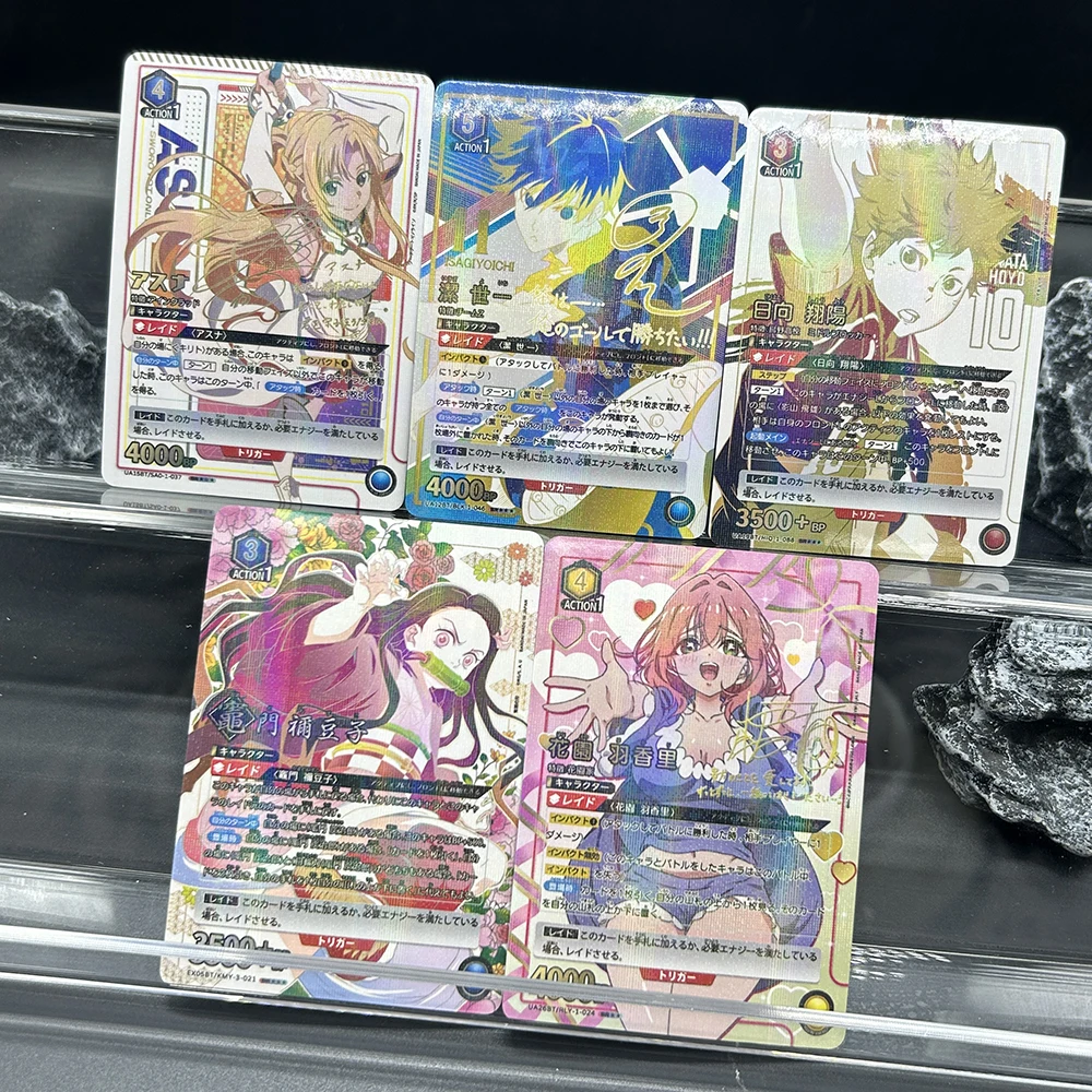 1 قطعة/5 قطعة بطاقة جمع أنيمي الاتحاد الساحة بطاقة النسخة اليابانية لعبة بليتش برمجة كوروساكي SR ستار الشاش بطاقة فلاش الهدايا