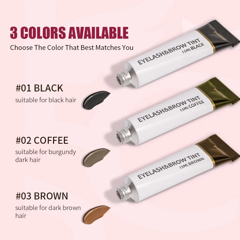 Eyebrow dye set waterproof quick drying semi permanent eyebrow dye cream waterproof makeup special eyebrow cream