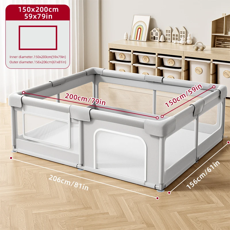 Babybox - Draagbare Veilige Speelomgeving - Opvouwbaar ontwerp voor thuis, reizen & speeltijd - Creëert een veilige ruimte voor peuters