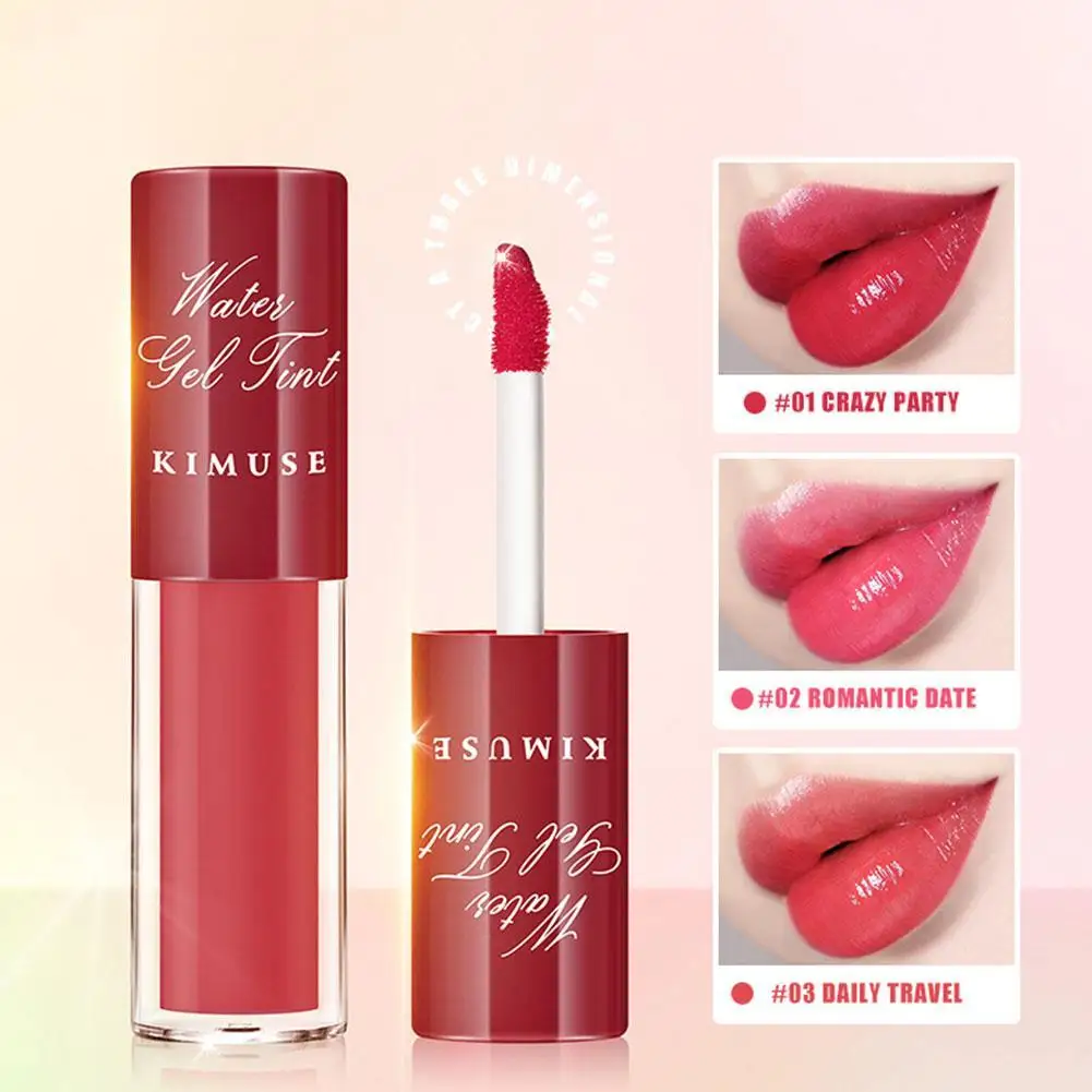 Duurzame Sexy Spiegel Water Lip Glazuur Herfst/Winter Hydraterende Glanzende Lippenstift Waterdichte Anti-Stick Cup Zachte Lipvlek