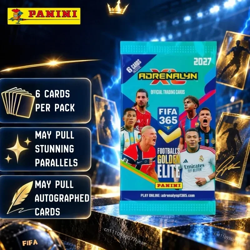 2027 Panini FIFA 365 Adrenalyn XL Soccer Trading Cards Sealed Pack Rare Autograph Parallel World Cup Collectible In Stock