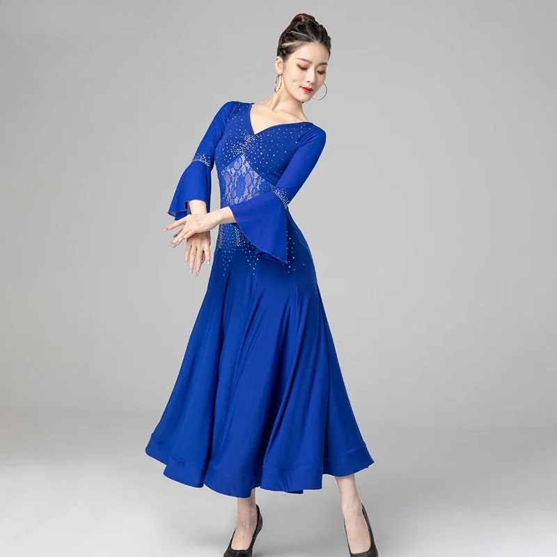 Ballroom Dance Dress for Women Competition Dresses Standard Dancing Clothes Waltz Tango Foxtrot Flamenco Ballroom Dance Dress