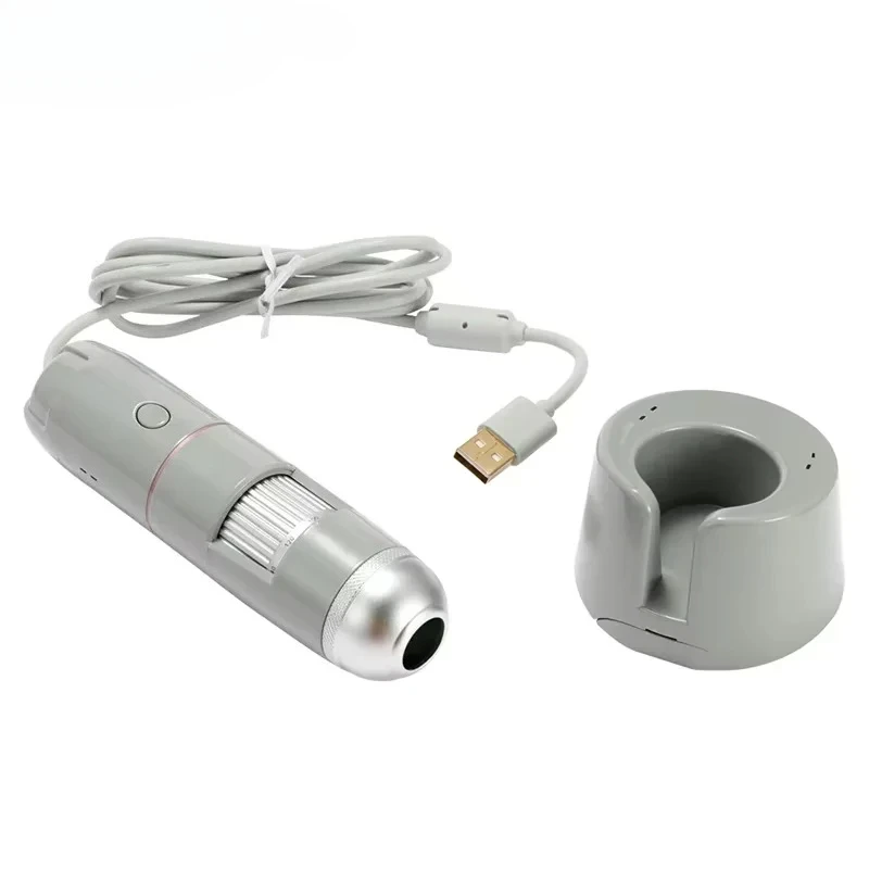 HT‑B30S5 Handheld Portable Scalp & Hair Microscope 200X Magnification 2MP HD Dermatoscope OTG Connection For Smartphone