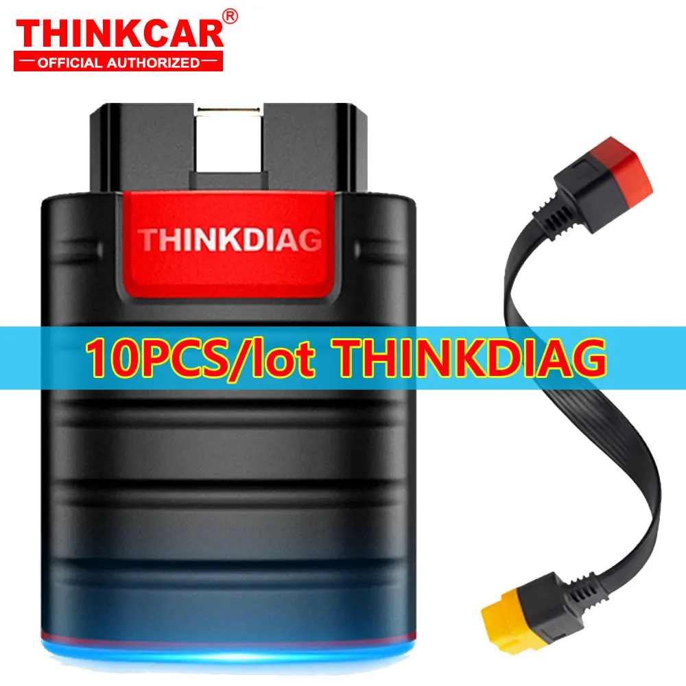 10 шт./лот THINKCAR Thinkdiag Old boot ВСЕ системы автомобиля диагностические инструменты 16 сбросов кодирования ЭБУ 1 год бесплатно OBD2 сканер считыватель кодов V1.23.004 Diagzone