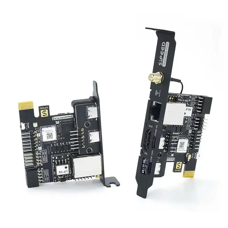 Sipeed NanoKVM-PCIe HDMI Controle Remoto / Alimentação / Servidor de Manutenção de Mesa UART HDMI USB RISC-V Para PiKVM