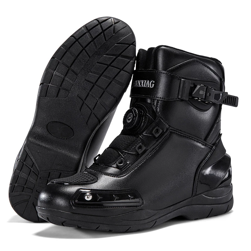 Motorcycle Boots Riding Shoes For Men And Women Knight Boots Waterproof Durable Short Boots Racing Boots Motorcycle Travel Equi