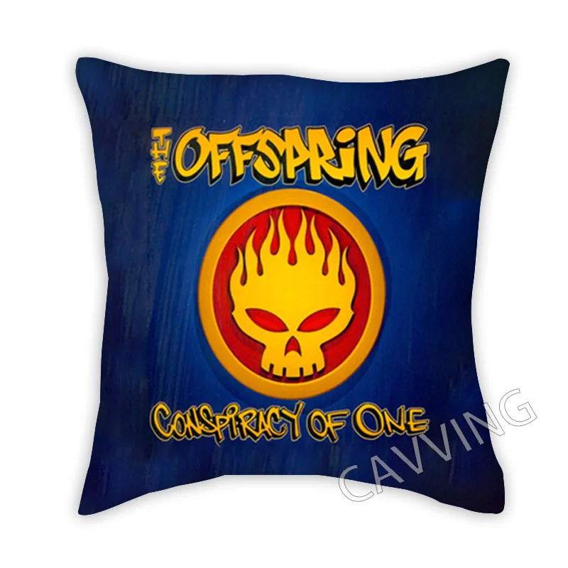 The Offspring Rock  3D Printed Polyester Decorative Pillowcases Throw Pillow Cover Square Zipper Cases Fans Gifts Home Decor