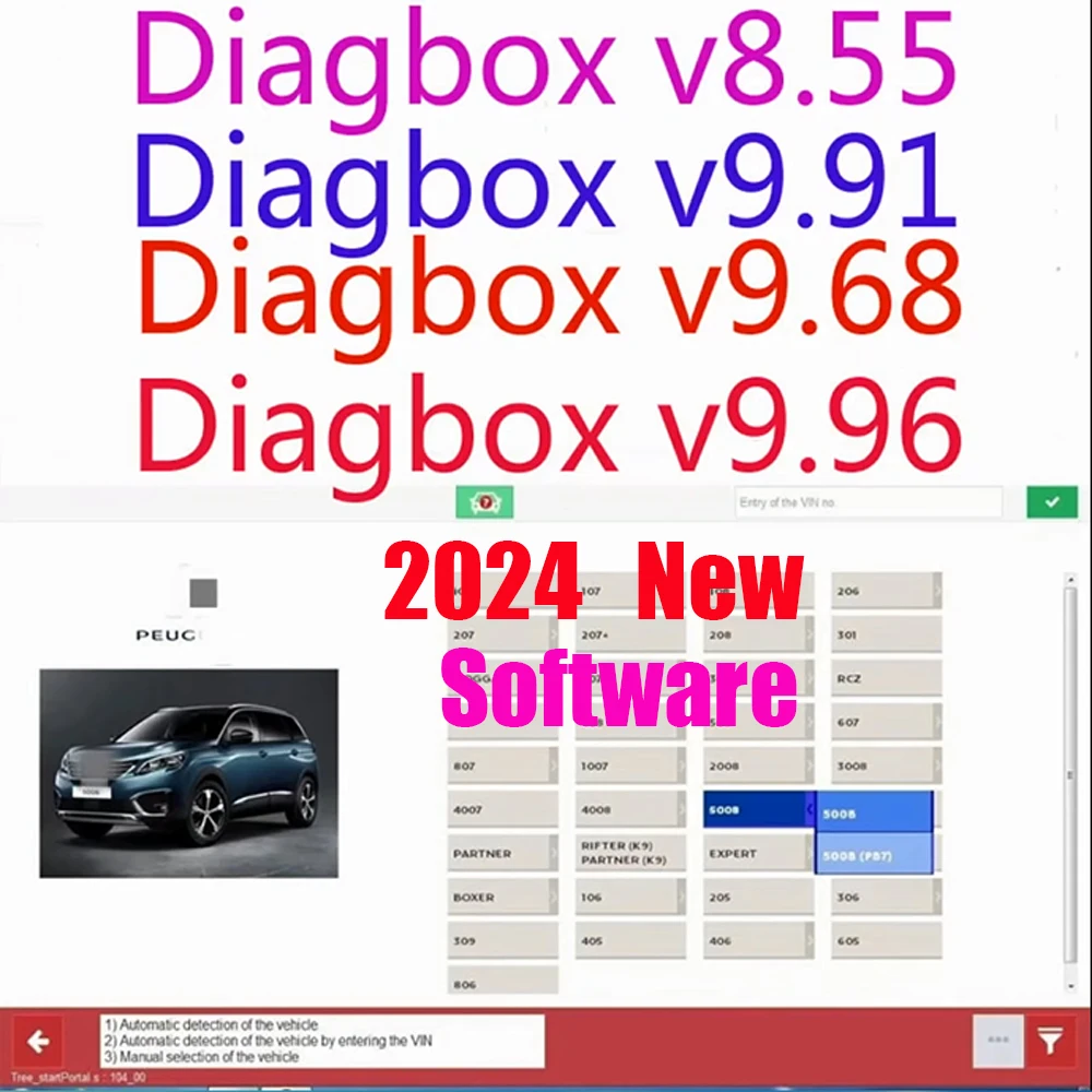 

2024New Diagbox V9.96 Diagbox V9.91 For Lexia3 PP2000 Diagbox 9.91 Full Adapter for Lexia 3 for Citroen&Peugeot Car Scanner Tool