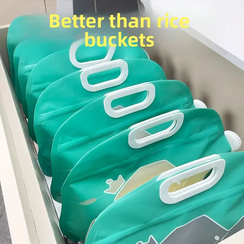 Insect-proof rice container, coffee bean storage, household rice and flour packaging, small packaging for stalls, desktop food