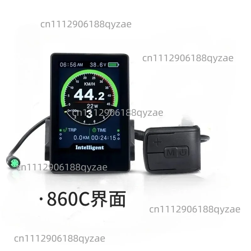 KM-One Electric Bike Color Display TSDZ2 TSDZ2B TSDZ8 860C LCD Color Display for Tongsheng Mid Drive Motor