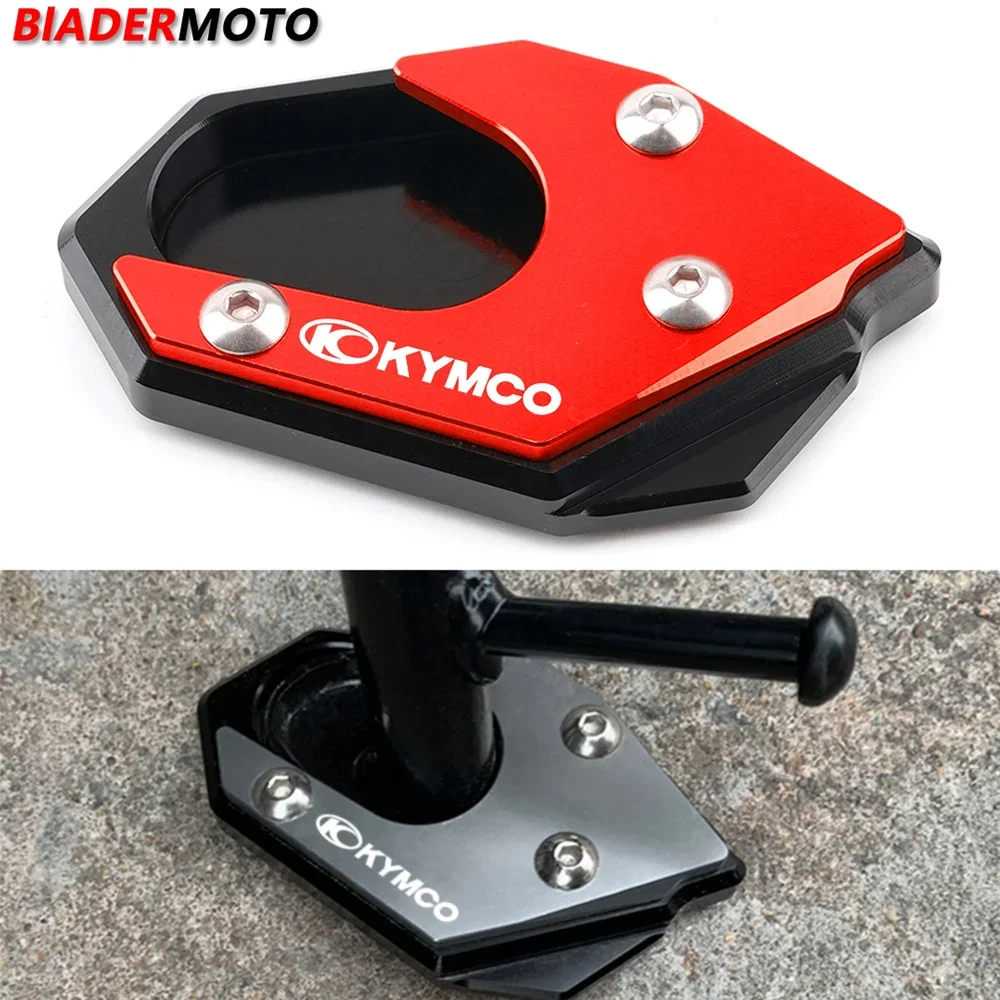 

Для KYMCO Downtown 200i 300i 350i 300 350 Xciting 250 400 X-Town 125 125i Moto Kickstand, удлинительная боковая подставка, увеличенная пластина