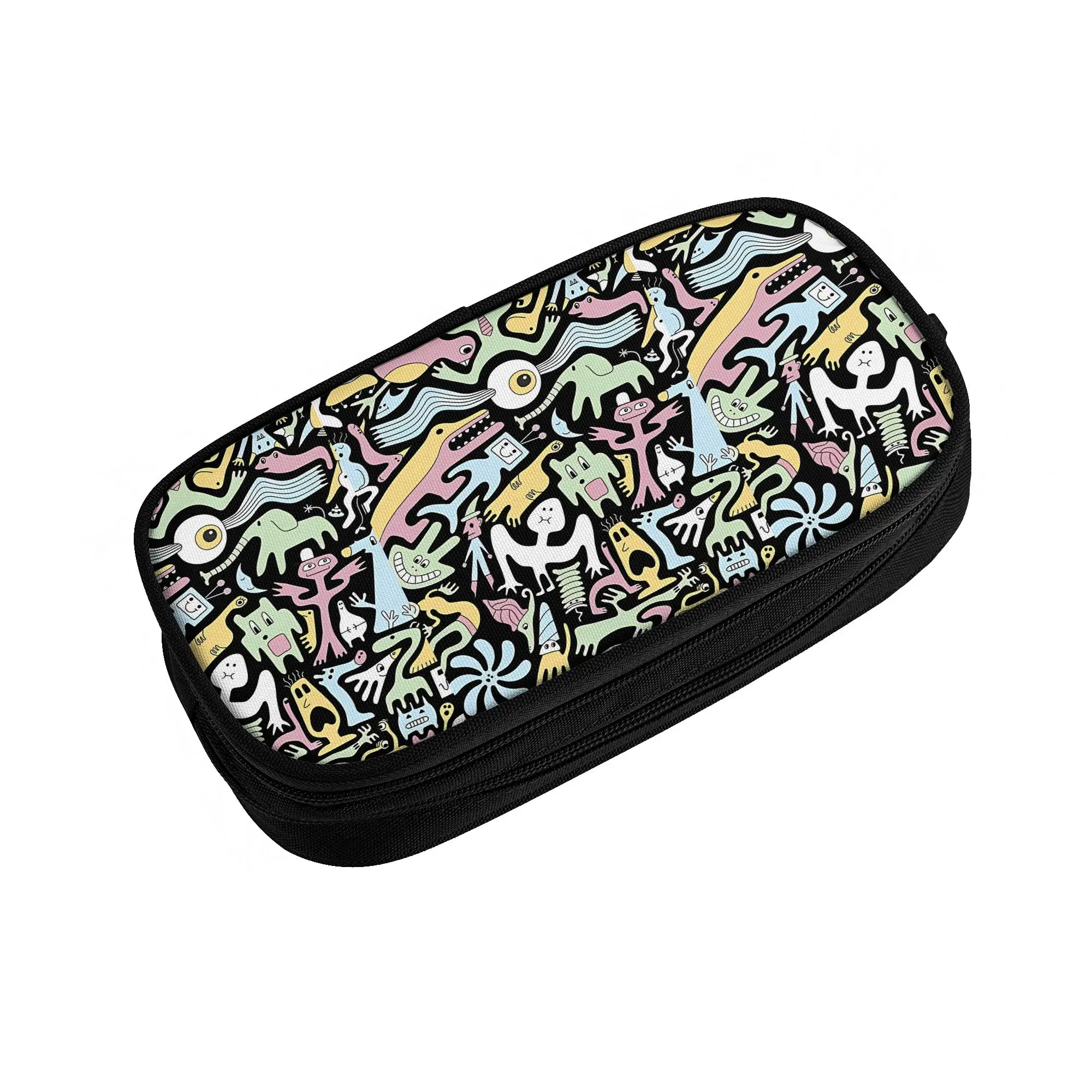 1 piece Lightweight Creature Collective Pencil Case Student Pen Bag Back To School Office Pencil Pouch