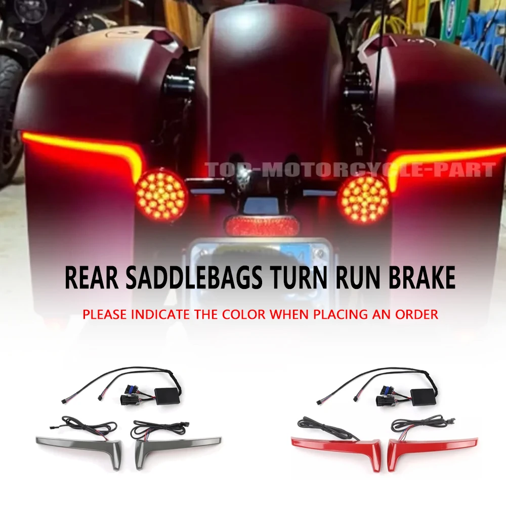 LED Motorcycle Tail Light Indicator Brake for Indian Chieftain Roadmaster Limited Saddlebag Lighting