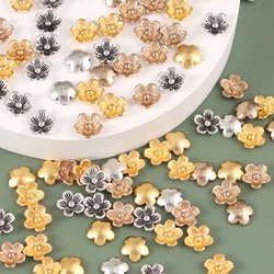 9mm 40pcs ZInc Alloy Little Flowers Vintage Fashion  KC Golden Silver New In DIY Use for Handmade Jewelry Making