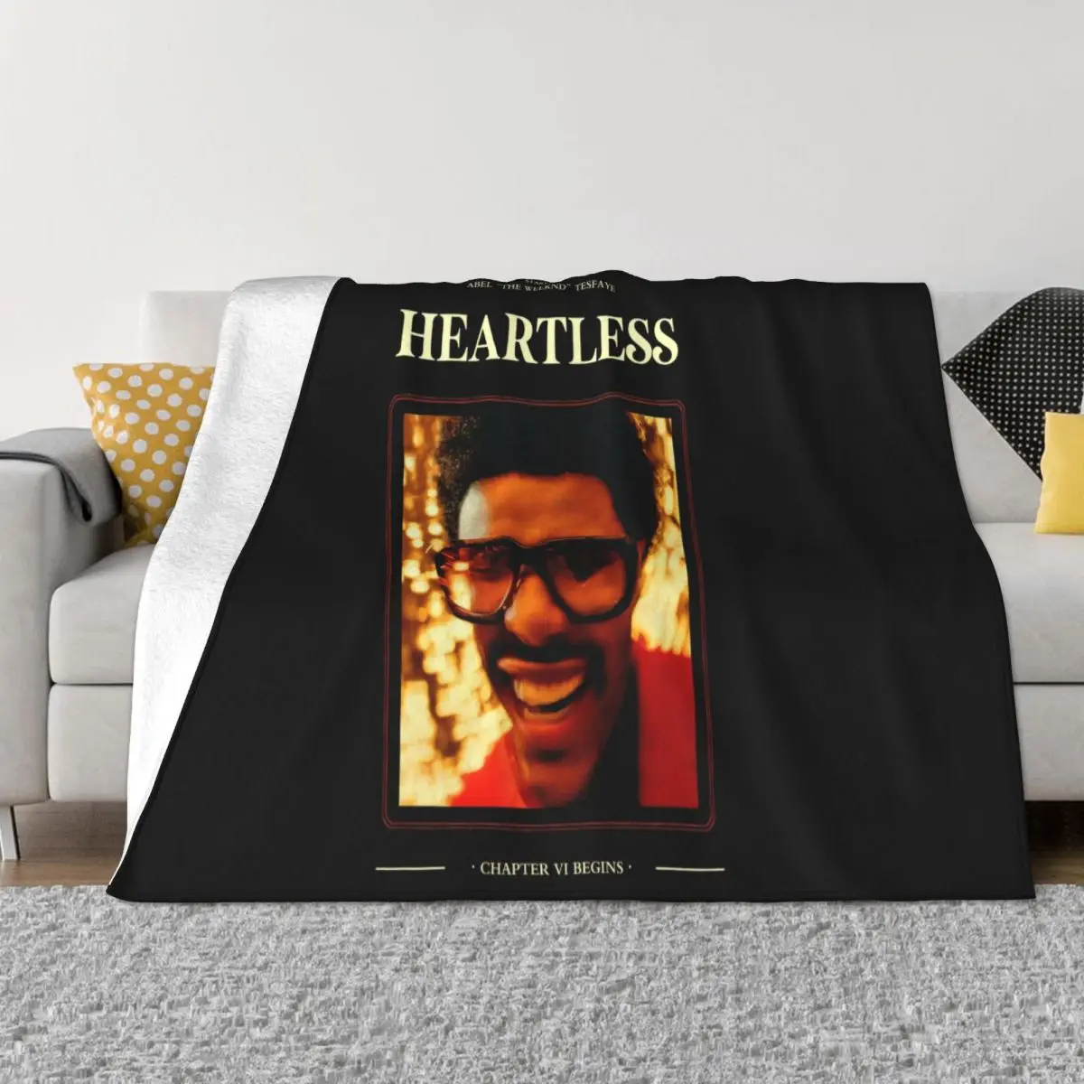 The Weeknd Heartless New Album Cotton S 2Xl Women Design Selling Gift Surprise Science Humor Throw Blanket