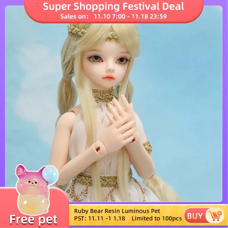 

Wuyin маленькая G Messenger of Heaven BJD SD кукла 1/4 модель тела с крыльями