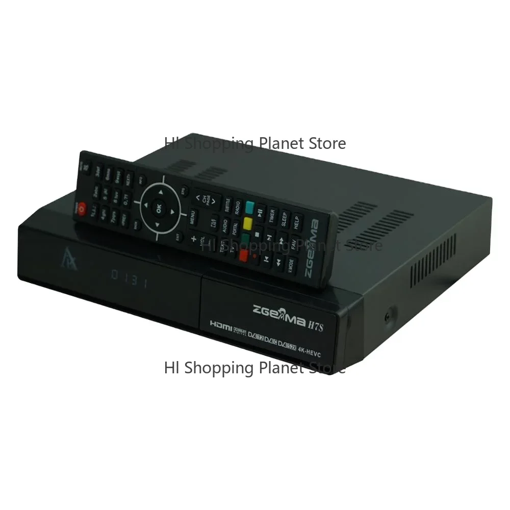 4K satellite digital tv decoder twin dvb s2x + dvb c/t2 zgemma h7s