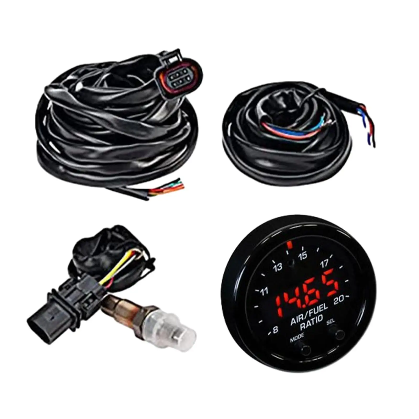 30-0300 x Series Afr Gauge Set Spare Parts 52mm 2.04inch Easy Installation 30-4110 Uego Air Fuel Ratio Gauge Set