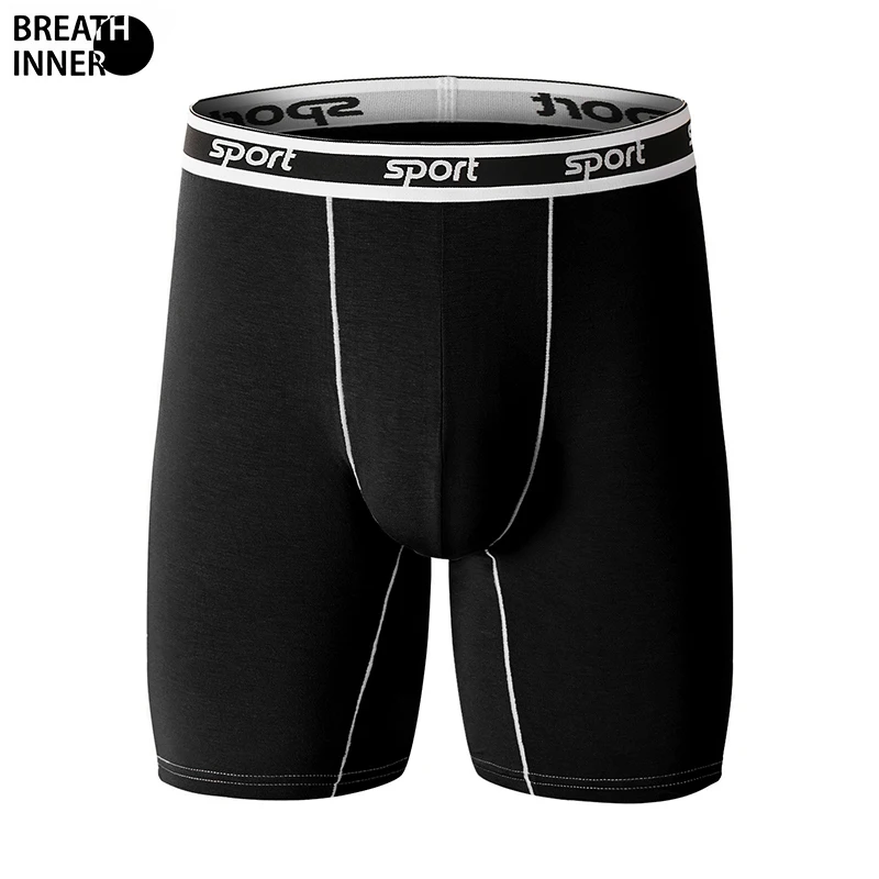 

Mens Black Underwear Briefs Shorts Athletic Performance Boxer Brief Underwear Stretch Comfort Soft Breathable Modal Pouch Pantie