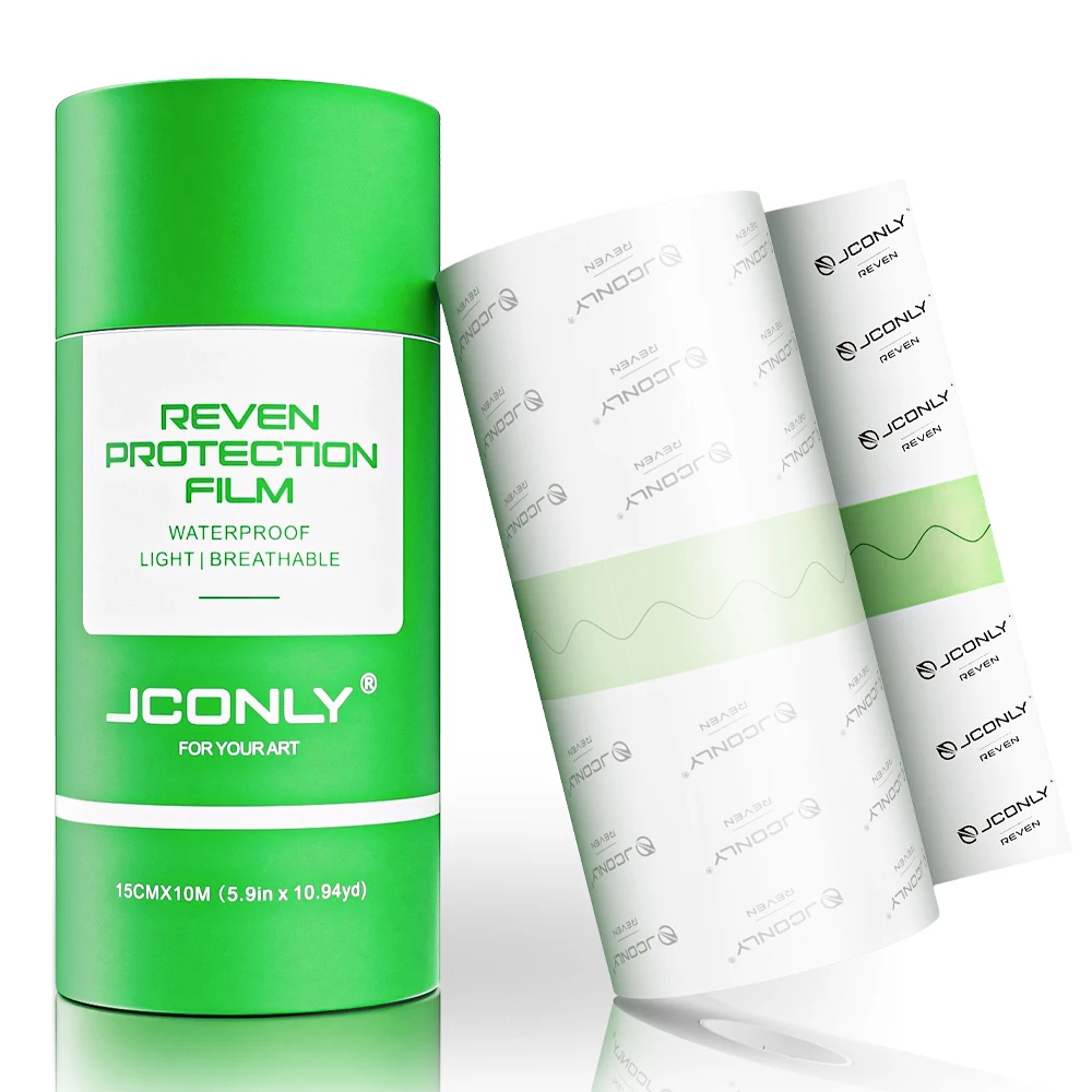 

JCONLY REVEN Tattoo Bandage 15CM*10M 0.02MM Mate Tattoo Film Aftercare Protective Waterproof PU Tapes Tattoo Skin Healing Supply