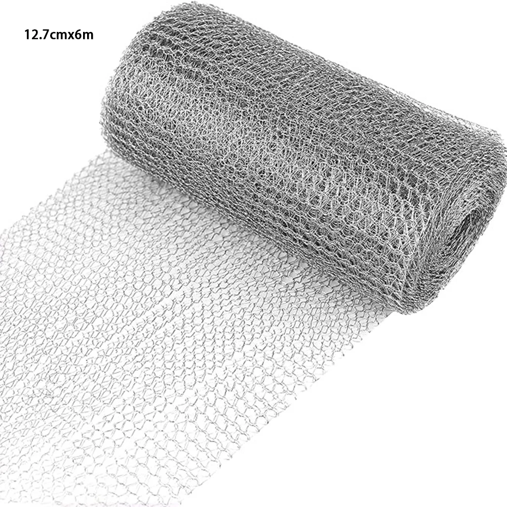 

3/6/9/12/15M Metal Mesh Wire Mesh Rabbit Rodent Protection Stainless Steel Mesh Rabbit Wire Pest Protection Mesh for Hole Filler