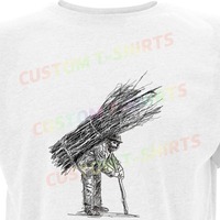 45 139_Led_Zeppelin_IV Fans' comic-style hand-drawn pattern T-shirts for both men and women in summer