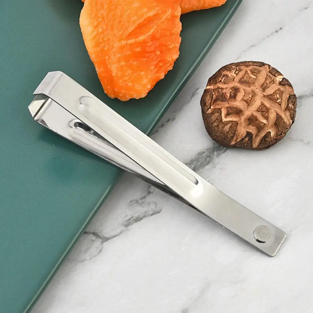 

Garlic Peeling Clamps Kitchen Gadgets Garlic Peeling Tweezers Stainless Steel Fish Bone Tweezers Set Garlic Peeler for Cooking
