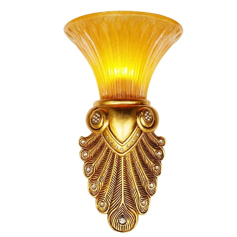 

European creative retro decorative wall lamp, living room background wall, French aisle, corridor, entrance, bedroom bedside lam