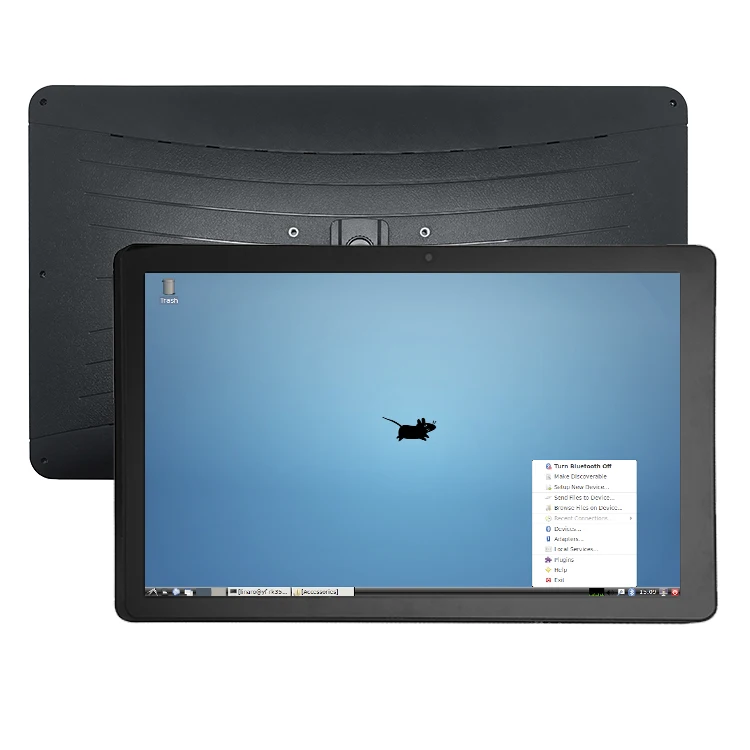 Sunworld 1920*1080 POE Type C شاشة تعمل باللمس USB صغير الكل في واحد آلة الراقية RK3399 15.6 بوصة اللوحي التجاري #2