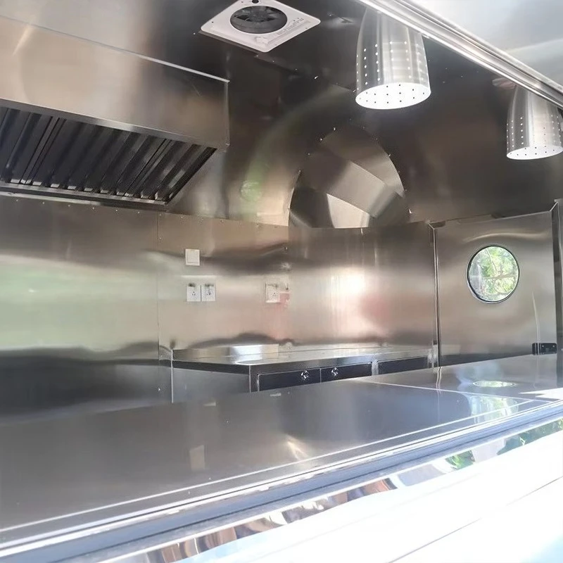 YG Mobile Street Bbq Fast Burger Food Truck Pizza Trailer Mobile Ice Cream Food Truck Retro Food Truck