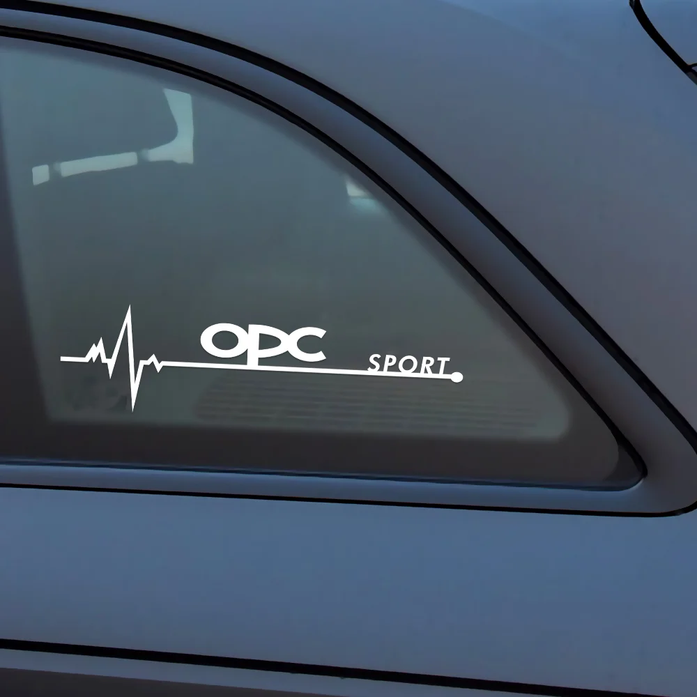 2pc PVC for OPEL opc Astra H G J g Insignia Corsa Mokka vectra Zafira Antara Car Sticker Side Window Waterproof Decorate Decals