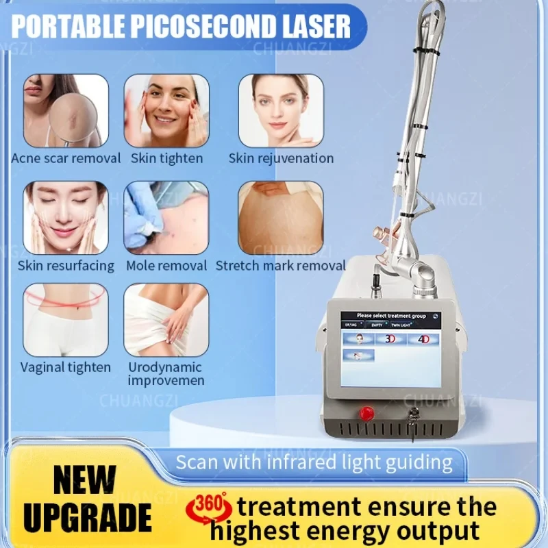 Big Power CO2 Fractional Laser Beauty Machine Scar Stretch Mark Removal Laser Skin Resurfacing Vaginal Rejuvenation Machine