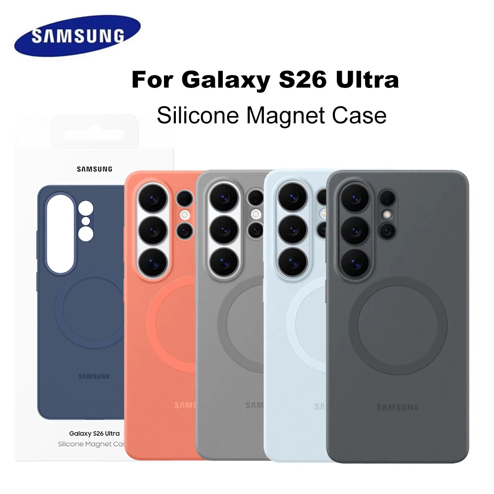 Oryginalne silikonowe etui magnetyczne Samsung Galaxy S26 Ultra EF-ES948 do Galaxy S26 Ultra z silikonowym pierścieniem magnetycznym. — zdjęcie produktu 7