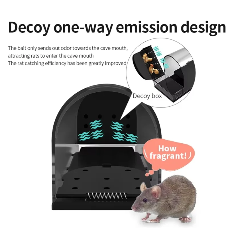 HGFLE-Mouse Trap New Type Of Rat Trap High Sensitivity Plastic Mouse Trap Reusable Outdoor Farmland Catch Rats Catch Voles