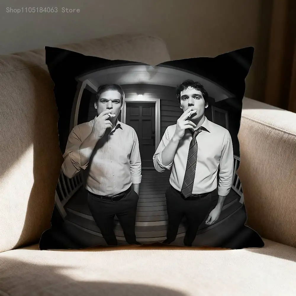 D-Dexter Morgan كيس وسادة لديكور الأريكة سيارة مكتب غرفة الطباعة غطاء الوسادة الزينة والحامي