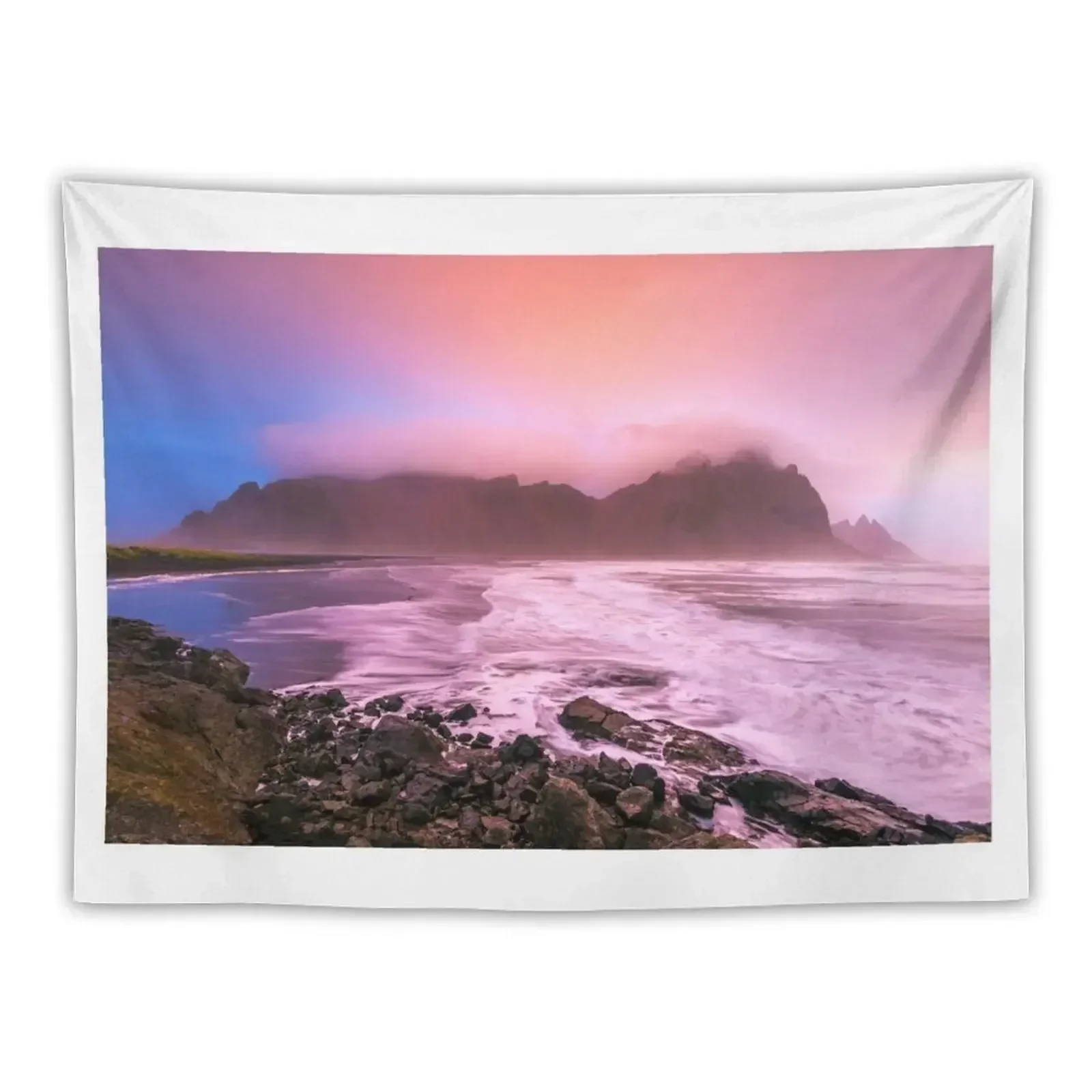 

Sunrise at the Vestrahorn Mountain Iceland Tapestry Living Room Decoration Bedroom Decor Things To The Room Tapestry