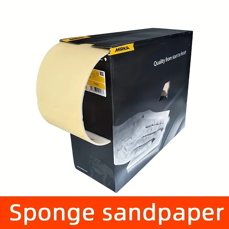 

MIRKA Sponge Sandpaper, Golden Dry Grinding, Hand Tearing Sandpaper, Car Putty, Hardware Rust Removal And Polishing