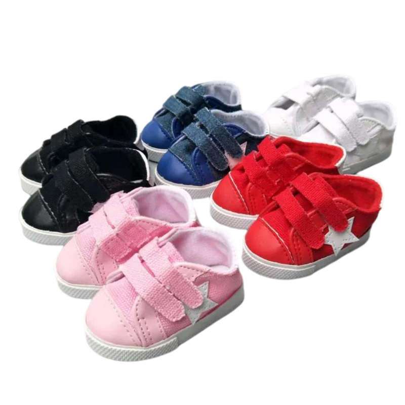 7.5cm Doll Shoes Sneackers for 18 Inch Doll Sport Shoes, 17 Inch Baby Doll Shoes