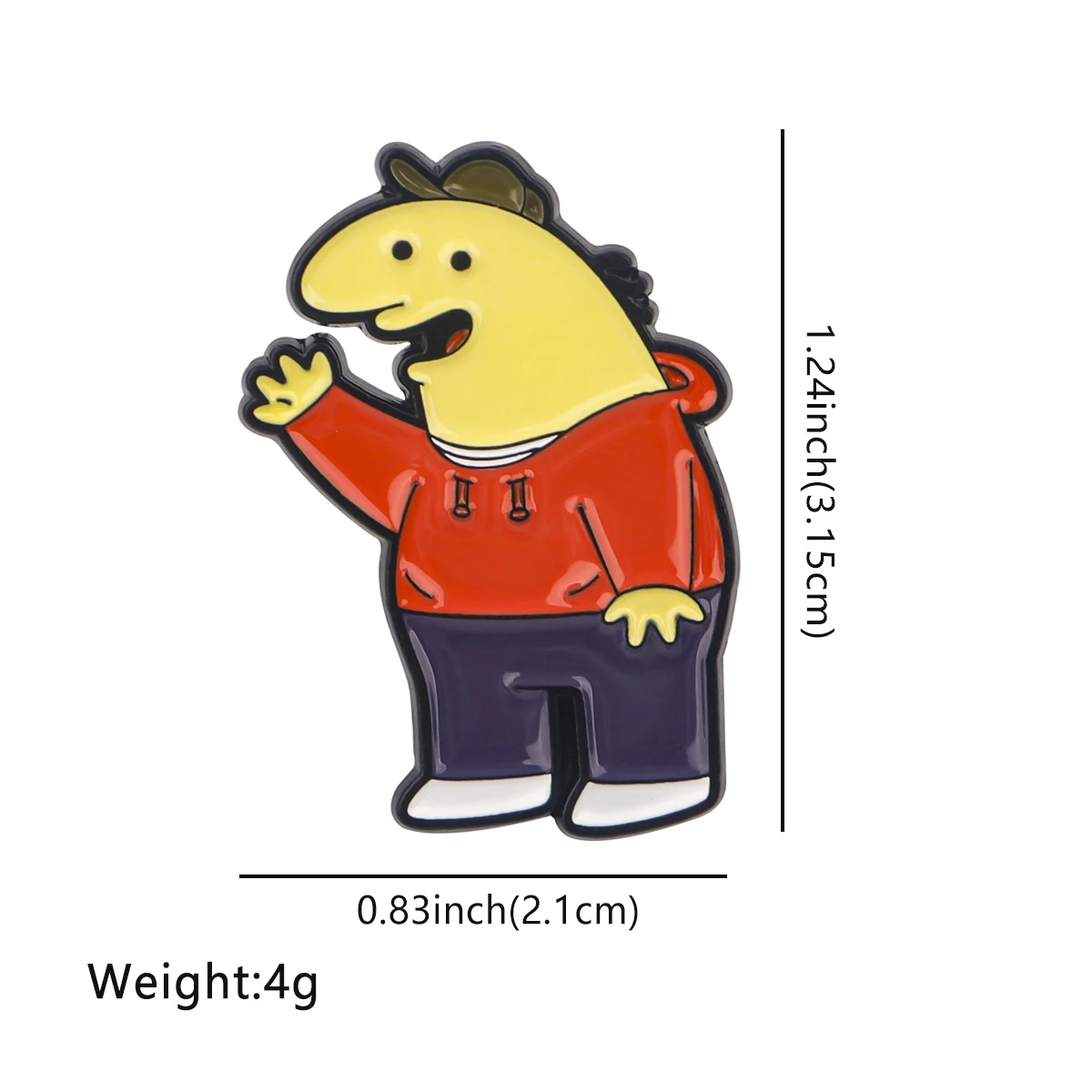 Smiling Friend Enamel Pins Badge Brooch backpacks Bag Collar Lapel Decoration Jewelry Gifts