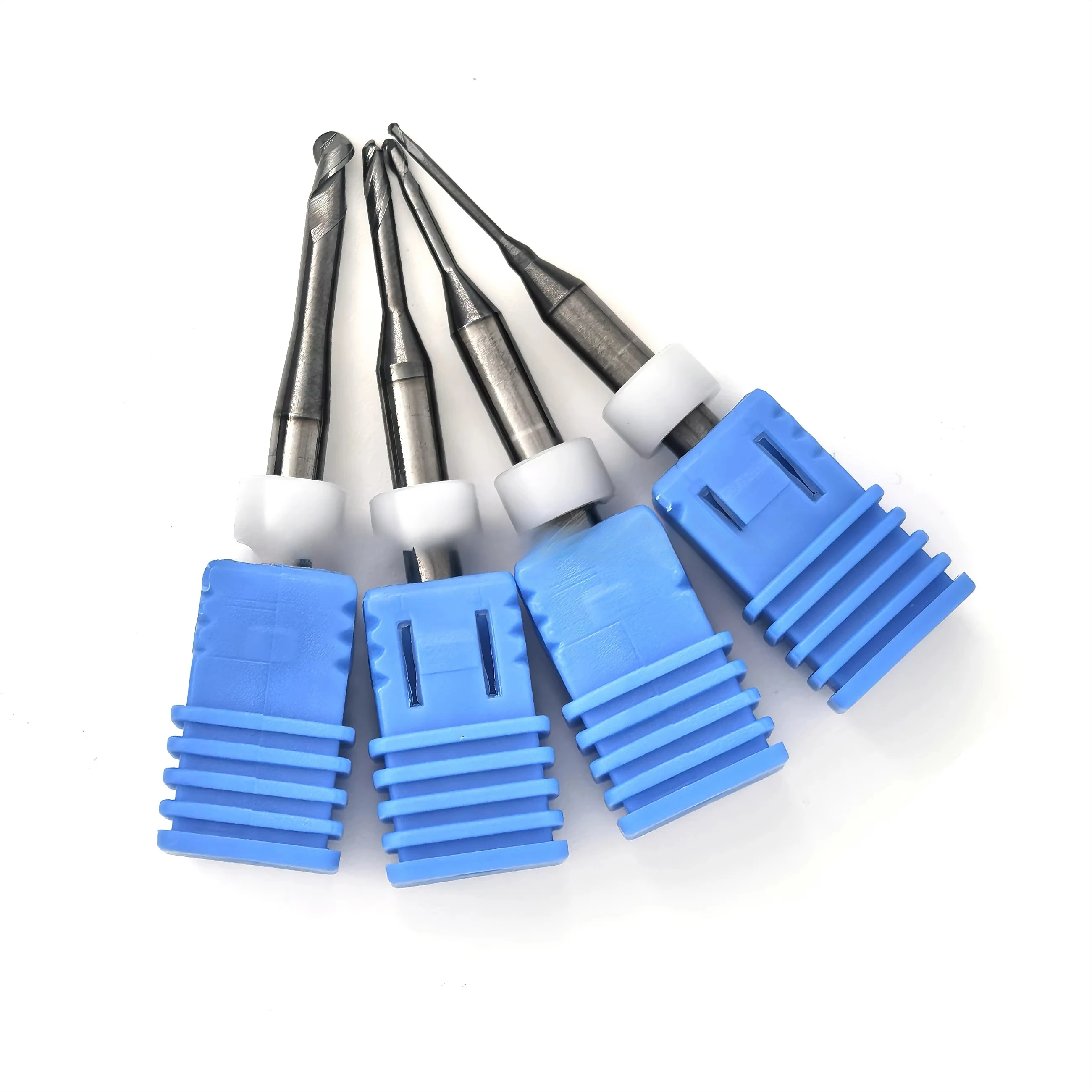 AMM 520 Diamond Aided Carbide End Mills Drill Bits Grinding Tools D4X1.0/1.5/2.0/3.0 Flat End Milling Burs Router Bits Product