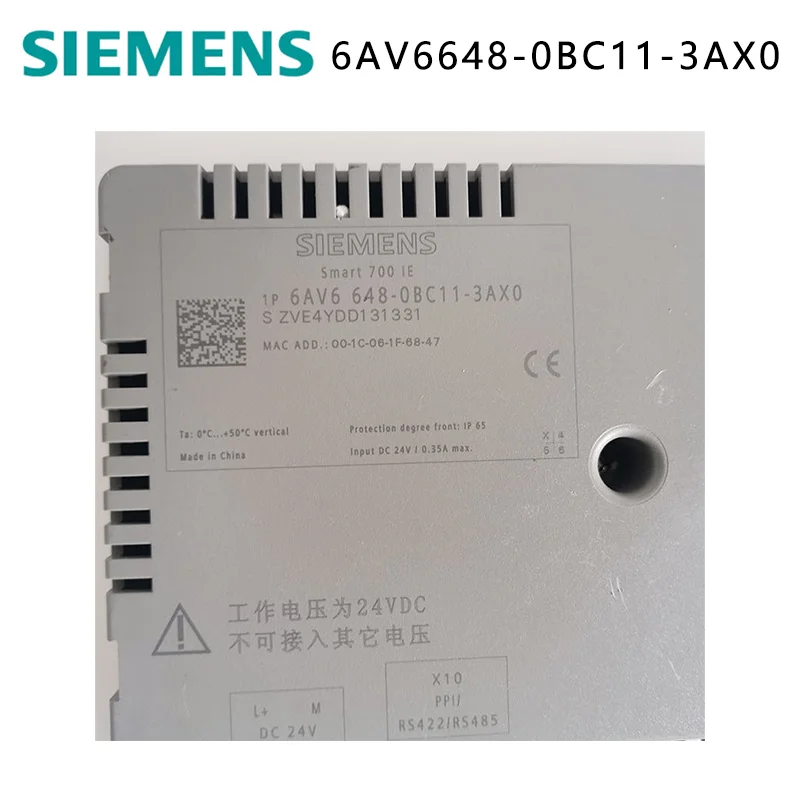 6AV6648-0BC11-3AX0 USED tested ok SIEMENS HMI 7 inch Smart 700IE