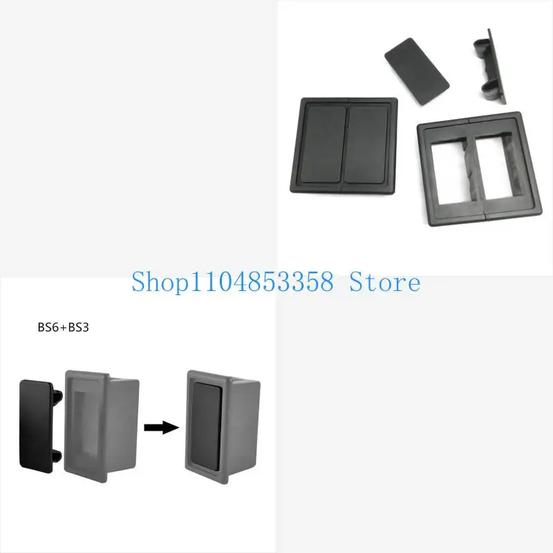 

652F 1 Way Car Auto Boat Rocker Clip Panel Holder Housing Auto Switches Car-Styling