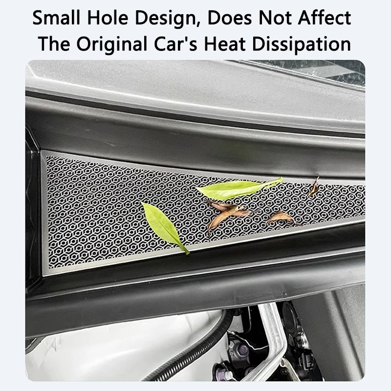 QHCP Car Engine Air Intake Cover Protection Insect Net Decorative Covers For Toyota Sienna Granvia 2021-2024 Styling Accessories - view 4
