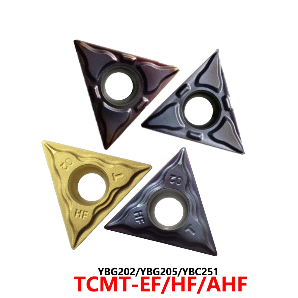 

Оригинальные твердосплавные вставки Лезвия TCMT TCMT090204 TCMT110202 TCMT110204 TCMT110208 TCMT16T304 TCMT16T308 EF YBG202 YBG205 YBC251