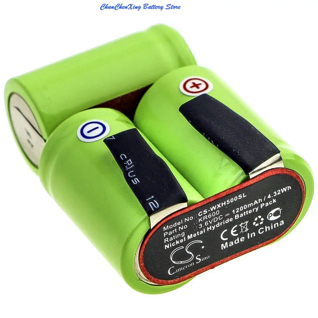 بطارية ماكينة حلاقة 1200 مللي أمبير في الساعة لـ Tondeo ECO XP، ECO XP Profi، KR600 لـ Wella Xpert HS50 #3