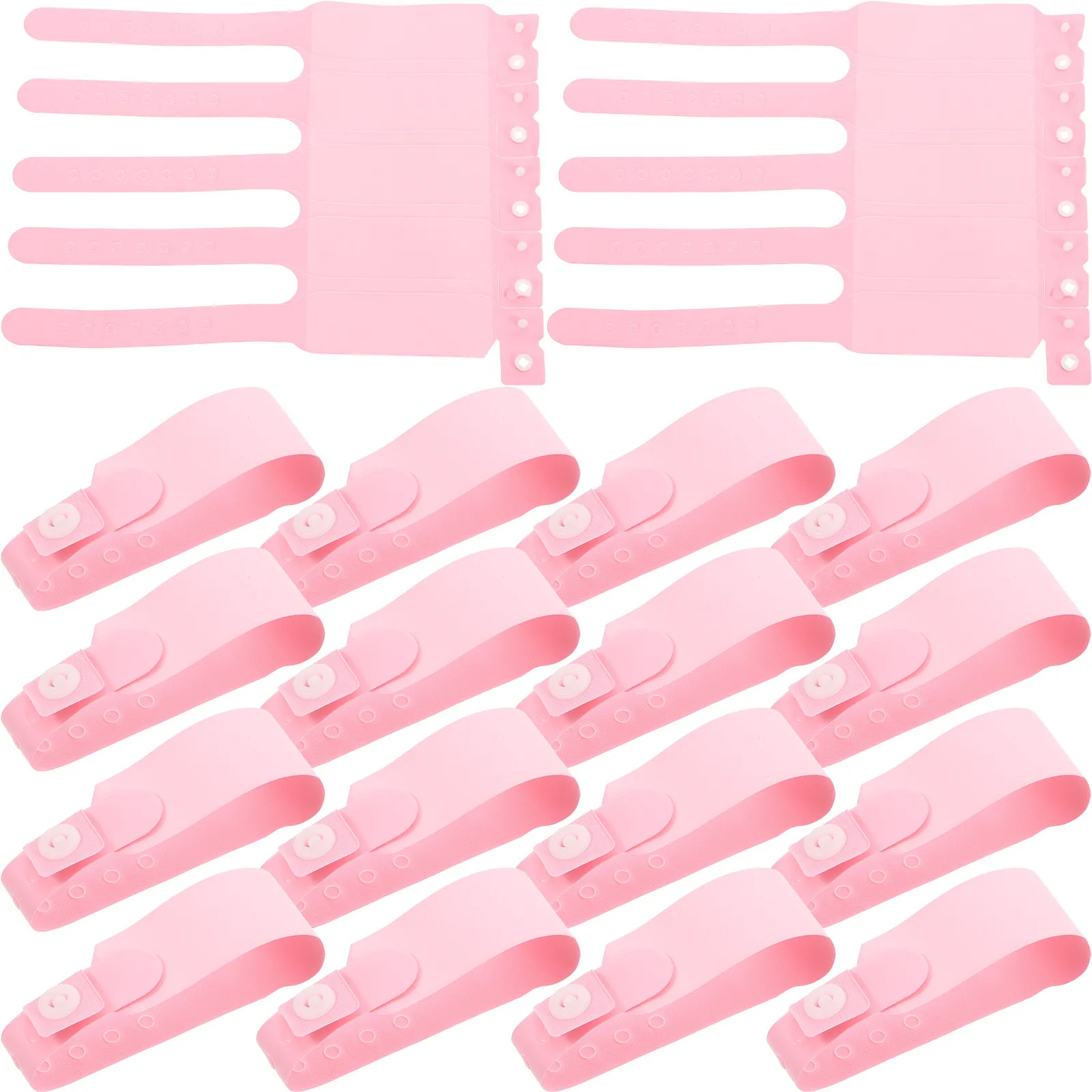 

100Pcs Writable Newborn Hospital Wristbands Disposable Soft PVC Waterproof Medical Id Bands for Neonatal Patient Safety