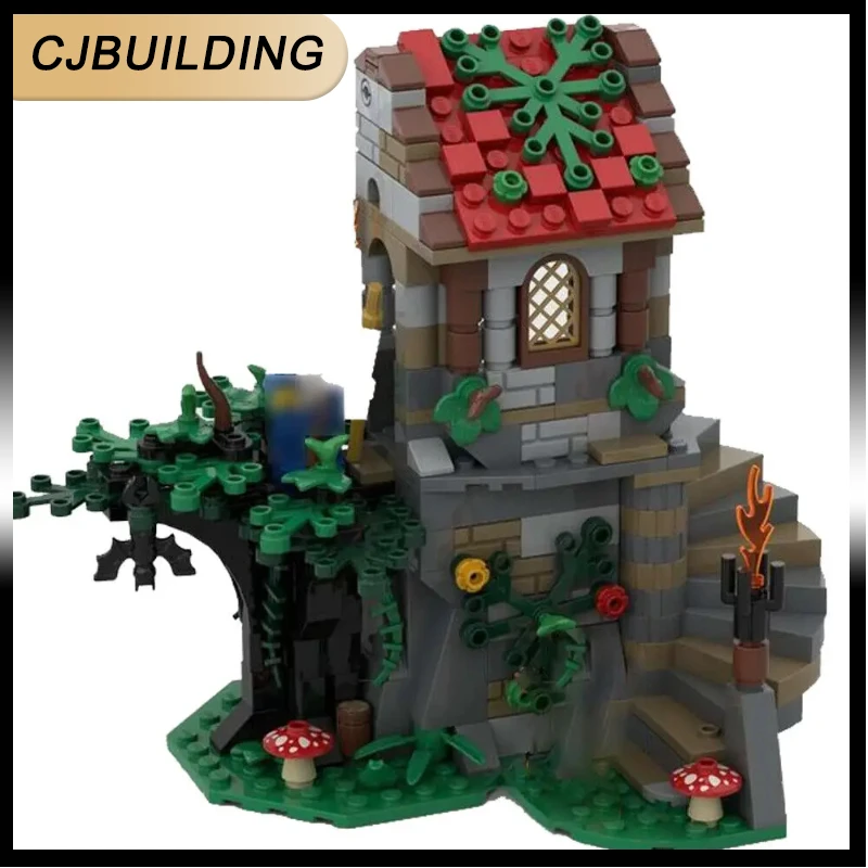 

272 Pcs MOC Medieval Tower Model Building Block Toys Set DIY Assembling Bricks Castle MOC-113077